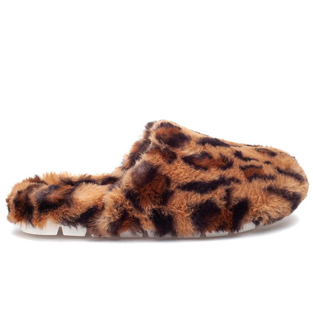URBAN SPORT BY J/SLIDES SCARLETT SLIPPER‎ LEOPARD 6